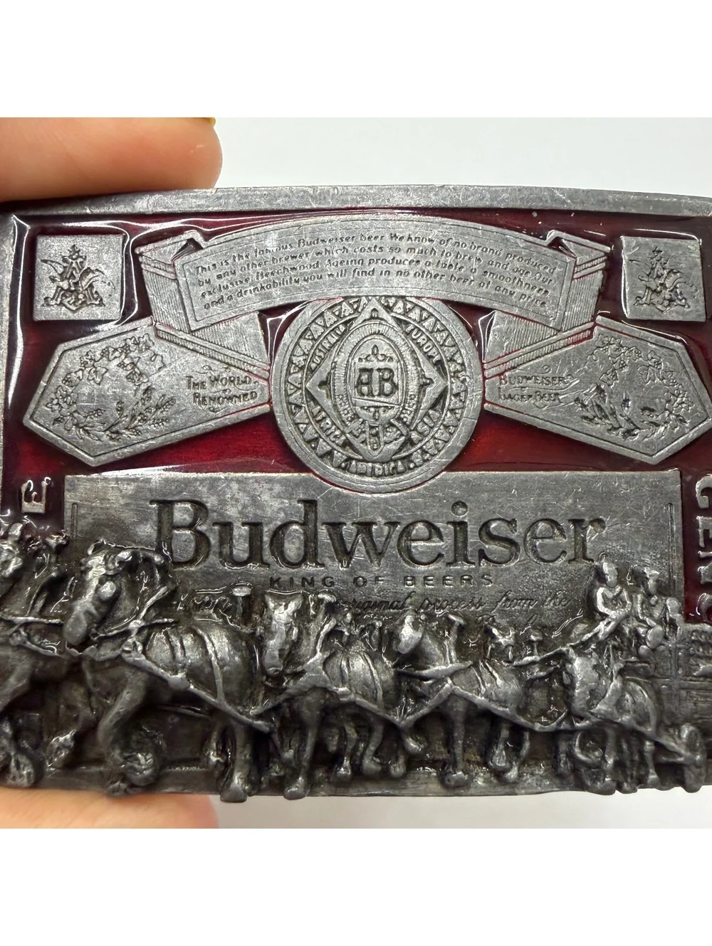 Budweiser vintage belt buckle